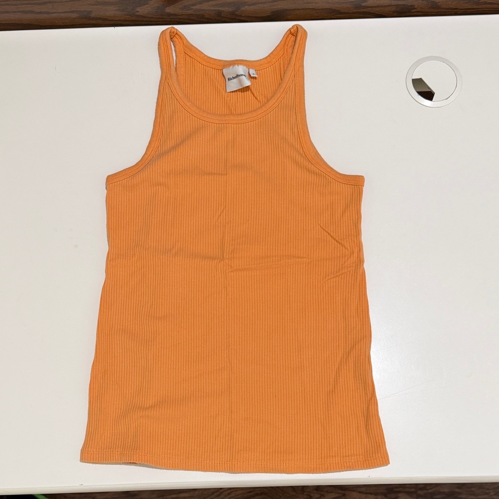 Richer Poorer Bright Orange Tank Top